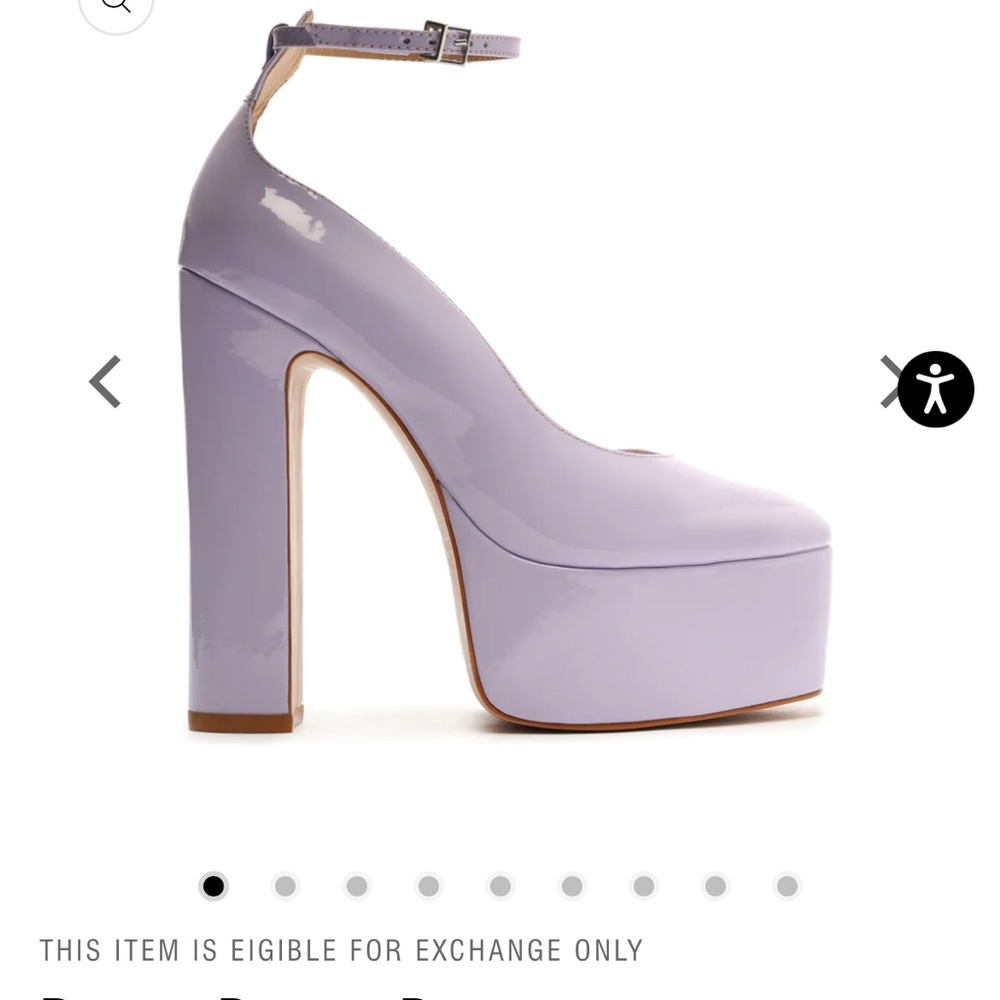New with Tags Renee Patent Pump - Lilac / Purple